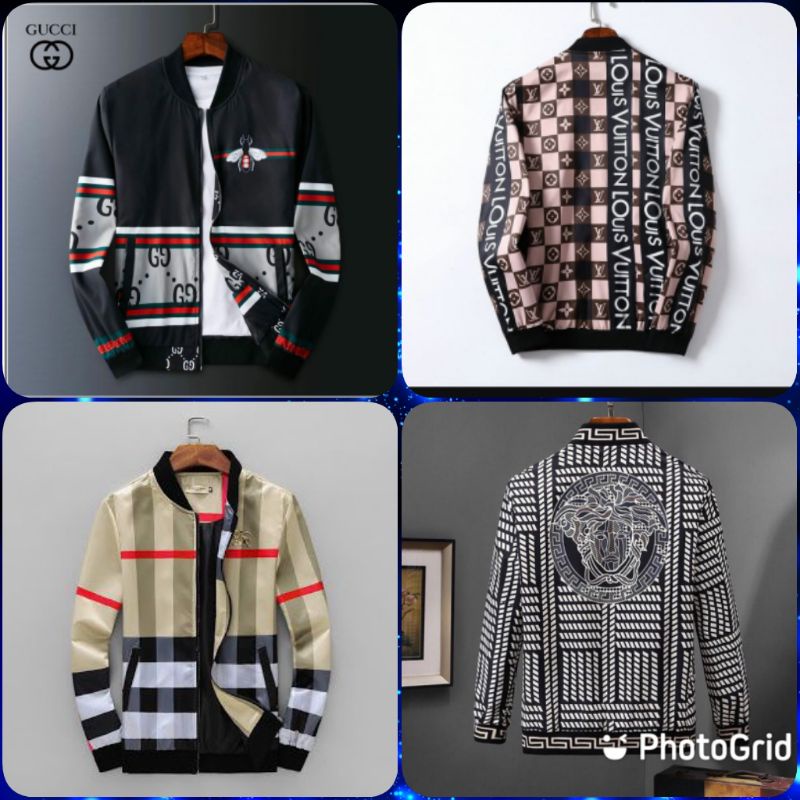 Jaket vintage Louis Vuitton, Fesyen Pria, Pakaian , Baju Luaran di