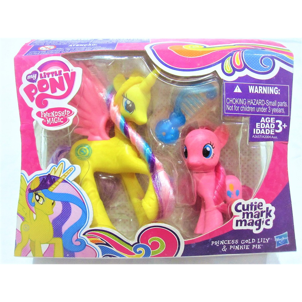 Princess Gold Lily Pinkie Pie My Little Pony, Brinquedo para Bebês My  Little Pony Nunca Usado 79210048
