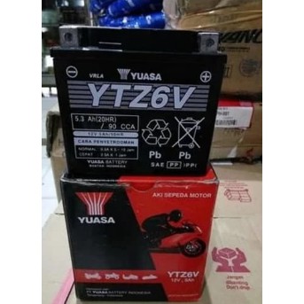 Jual Aki Yuasa YTZ6V | Shopee Indonesia