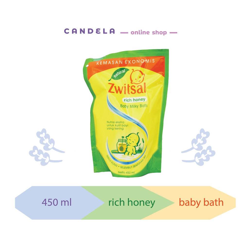 Jual Zwitsal Baby Bath Milk N Honey 450ml | Shopee Indonesia