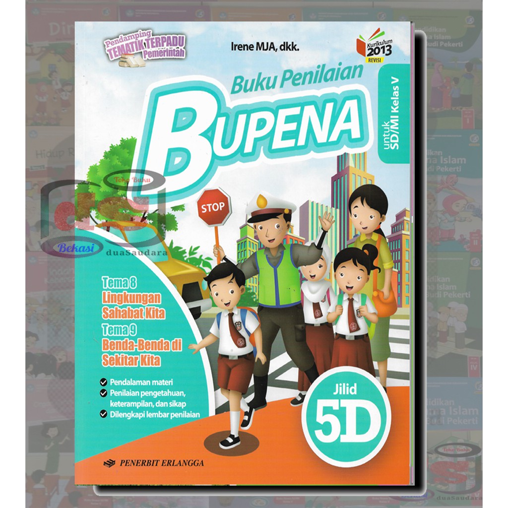 Jual Buku BUPENA Jilid 5D Kelas 5 SD Tema 8 dan 9 Kurikulum 2013 ...