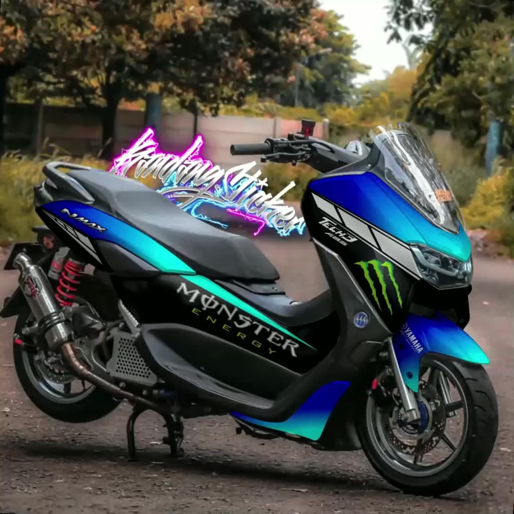 Jual Decal Nmax 2020 fullBody Monster Coloring Racing Sunmori NightRide ...