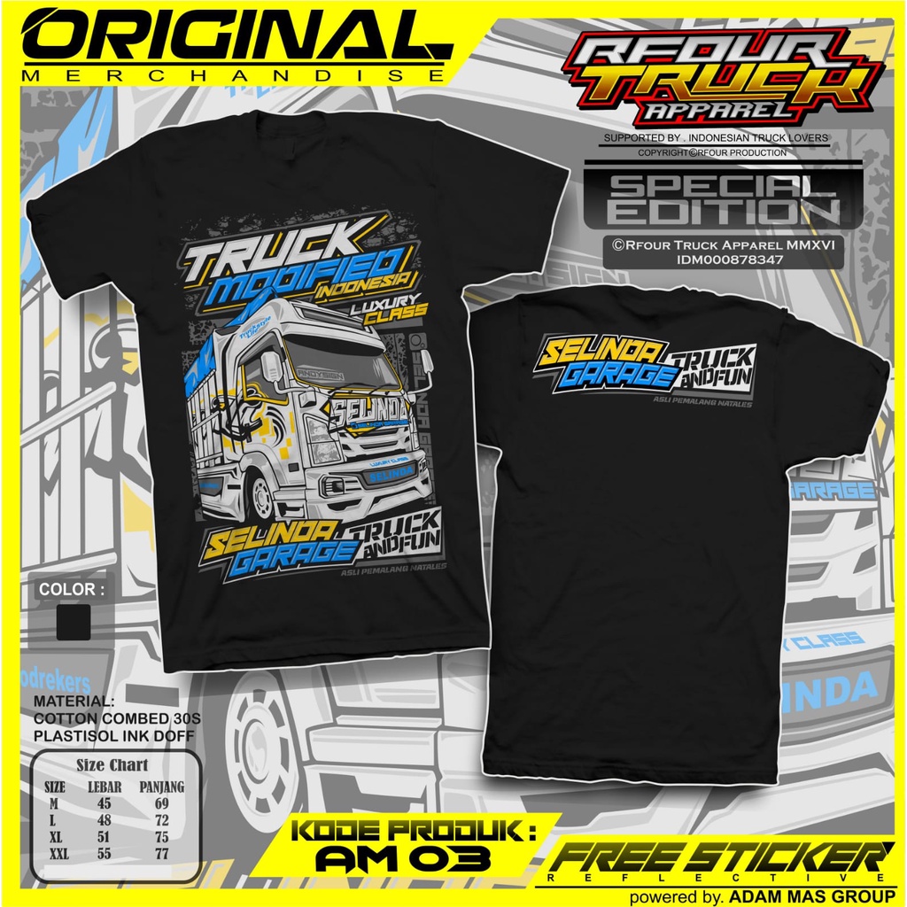 Jual KAOS DISTRO TRUCK KAOS TRUCK CANTER MANIA KAOS CANTER MODIFIED