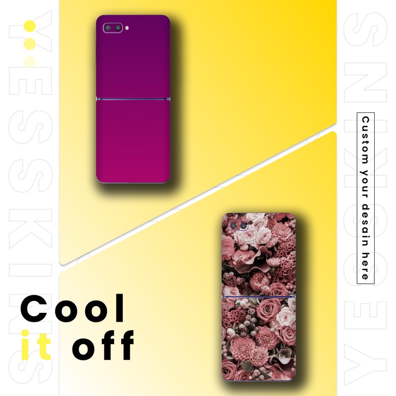 Jual Skin Samsung Galaxy Z Flip- [Custom Desain] | Shopee Indonesia