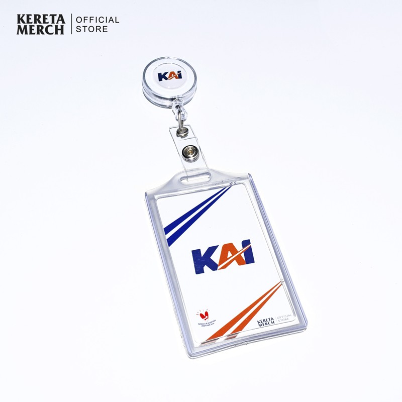 Jual KERETA API INDONESIA ID CARD HOLDER YOYO TRANSPARAN NAME TAG