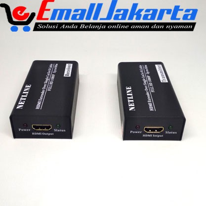 Jual Hdmi Extender M Netline Range Single Cat E Extension Meter Shopee Indonesia