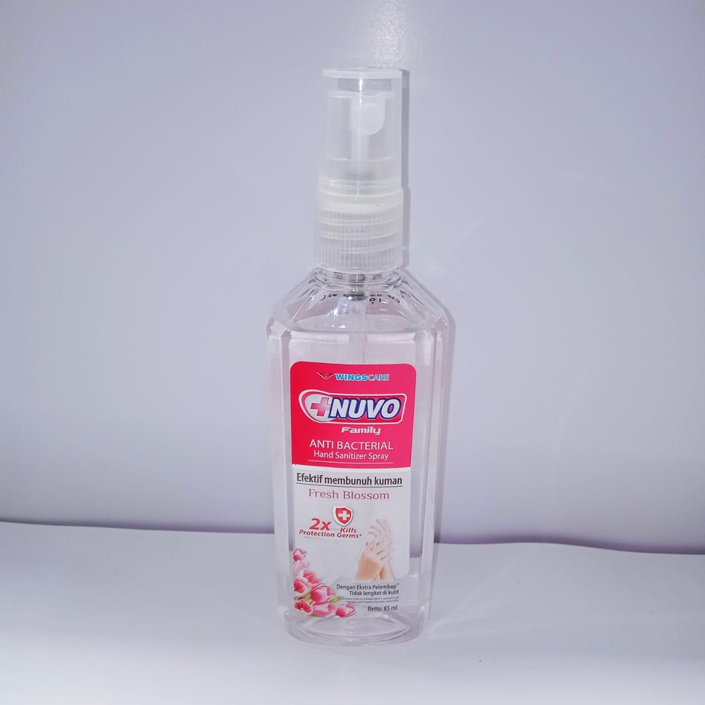 Jual NUVO ANTIBACTERIAL HAND SANITIZER SPRAY UKURAN 85ML Shopee Indonesia