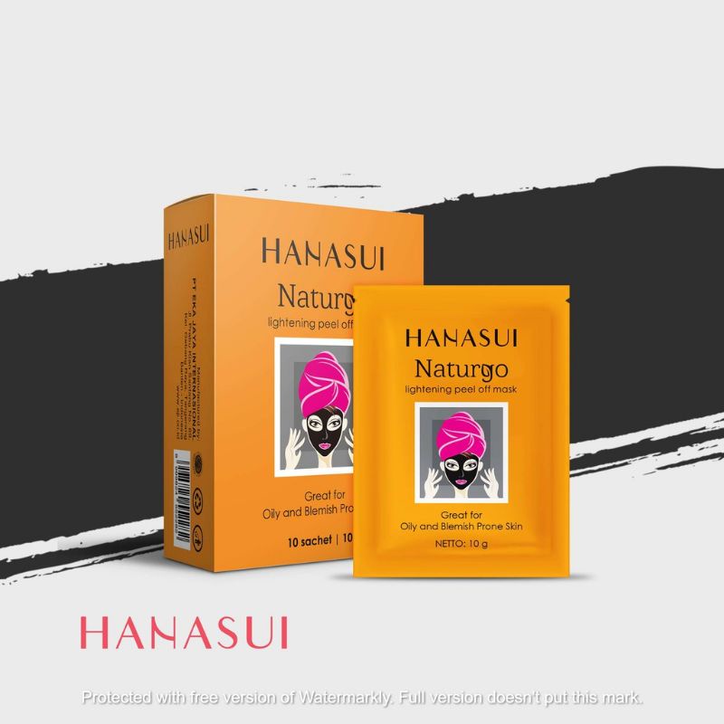 Jual Hanasui Naturgo Lightening Peel Off Mask 10g ( 1Box) | Shopee ...