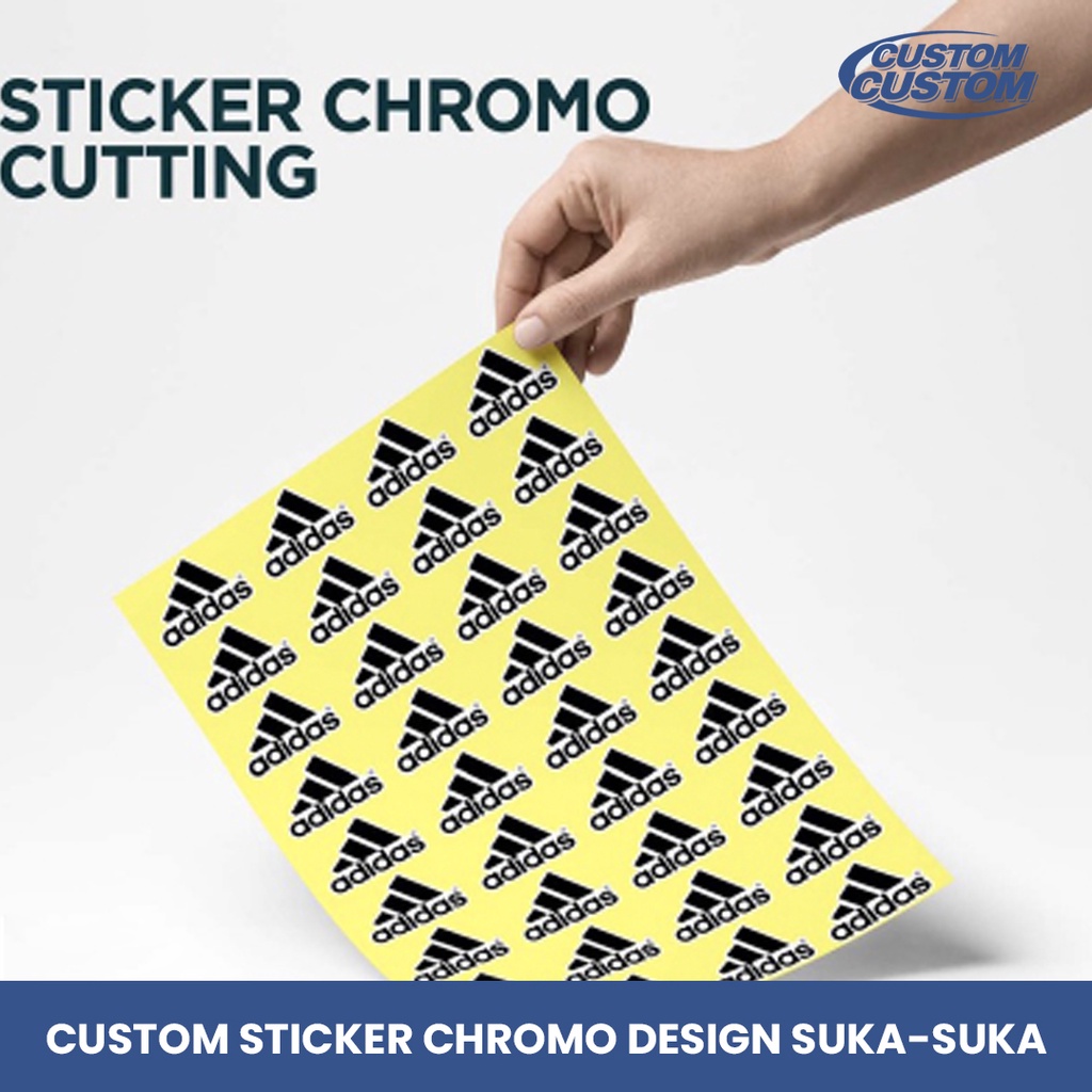 Jual Cetak Print Sticker Stiker Label Makanan Bahan Chromo Cromo