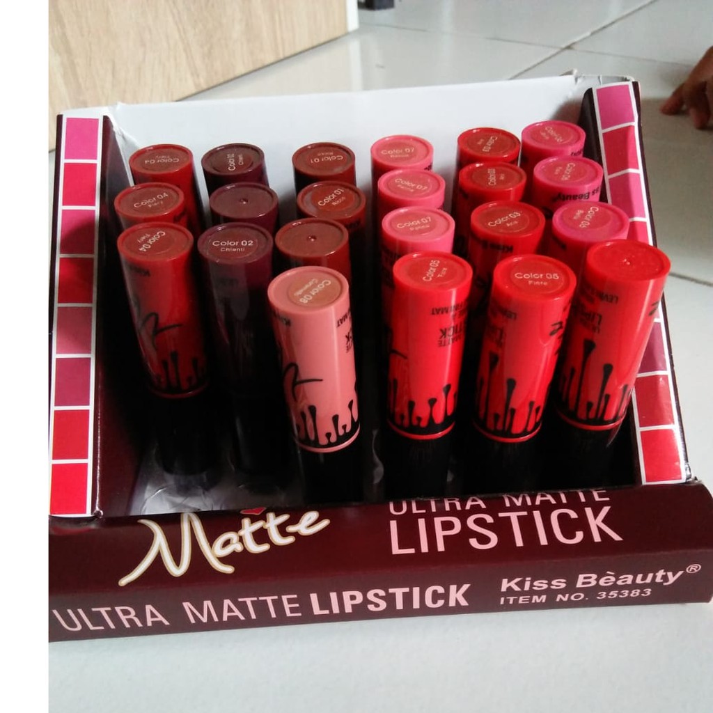 Jual Ultra Matte Lipstik Kiss Beauty | Shopee Indonesia