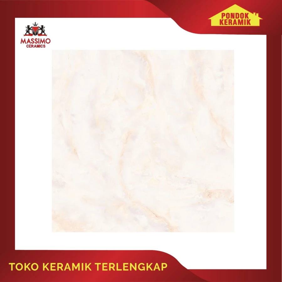 KERAMIK LANTAI MASSIMO 50X50 MALAWI L CREAM