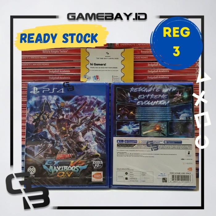 Mobile Suit Gundam Extreme vs Maxiboost ON chega no PS4 em 30 de Julho