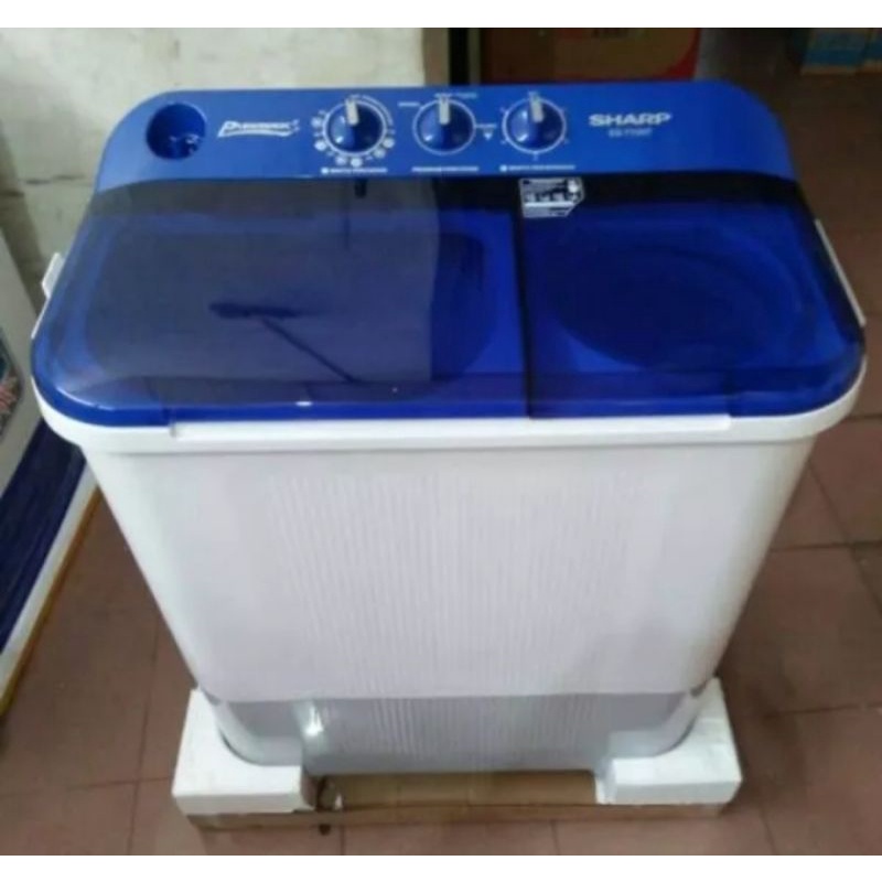 Jual Mesin Cuci Sharp 2 Tabung 7 Kg EST 75 NT New 2019 Original Garansi ...