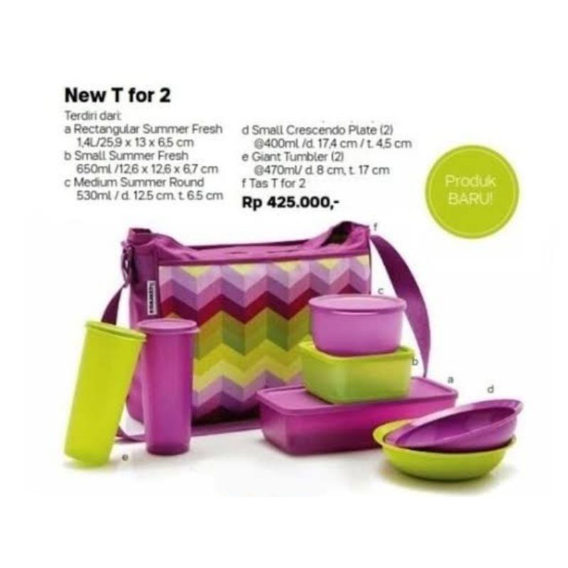 Jual New T For 2 Tupperware | Shopee Indonesia