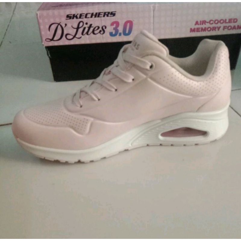 Jual Skechers Street Los Angeles Uno Pearl Pink Shopee Indonesia