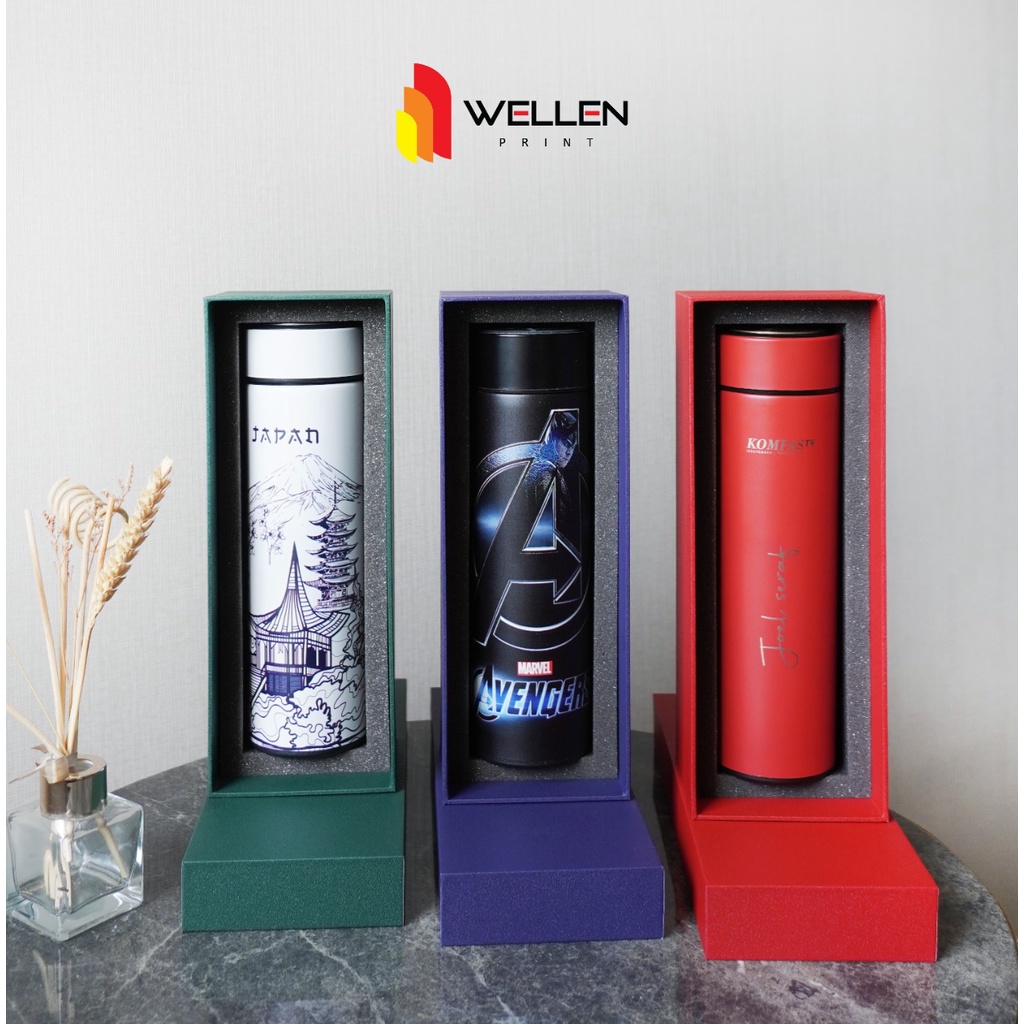 Jual WELLEN PRINT - Hard Box Tumbler Custom Print Packaging Hampers ...