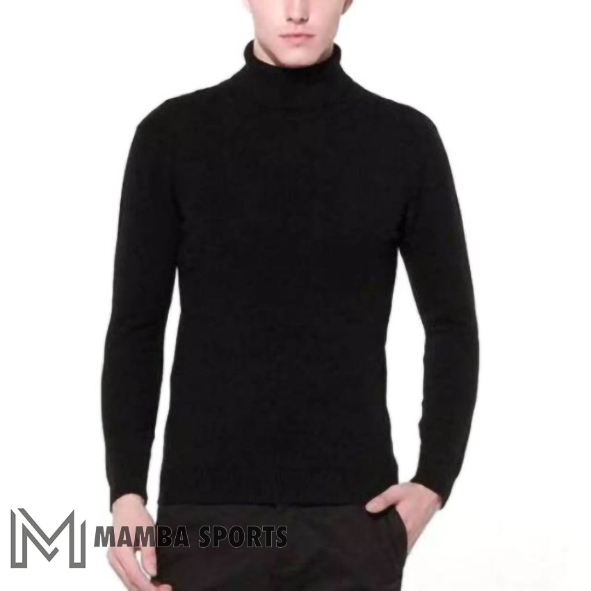 Kaos shop turtleneck pria