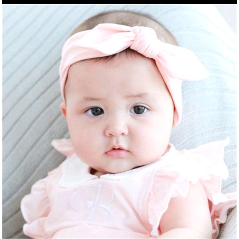 Jual Bandana Bayi Pita Kelinci Bando Simpul Balita Anak Perempuan ...