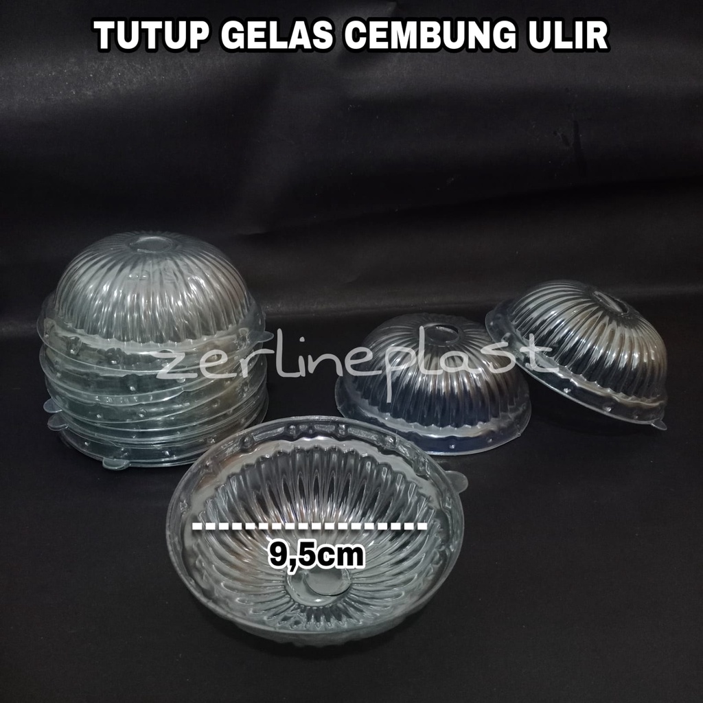 Jual Tutup Gelas Plastik Cembung Ulir Sukawa Bening Shopee Indonesia 7253