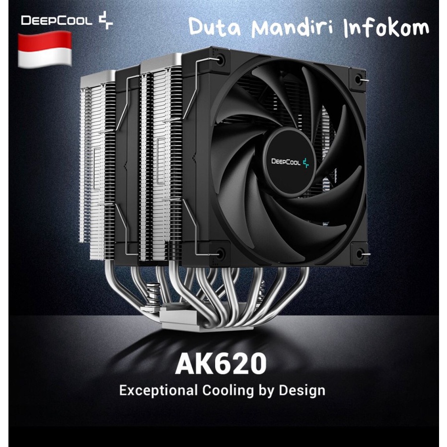 Jual DeepCool AK620 - High Performance Dual Fan Tower Air CPU Cooler ...