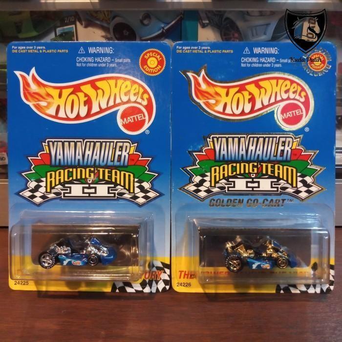 Jual Hot Wheels Go Kart / Go Cart Set (2 Pcs) Yamahauler Racingteam