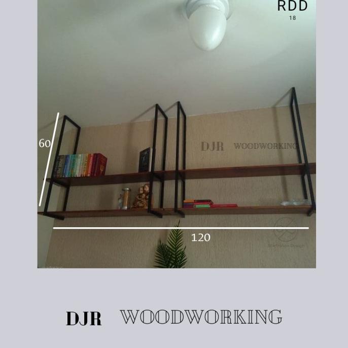 Jual Rak Dinding Plafond Gantung Minimalis Bar X Decoolshop Shopee Indonesia