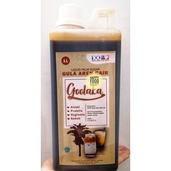 Jual Diskon Goolaka Gula Aren Cair 1 Literbrown Sugar Syrupsirup