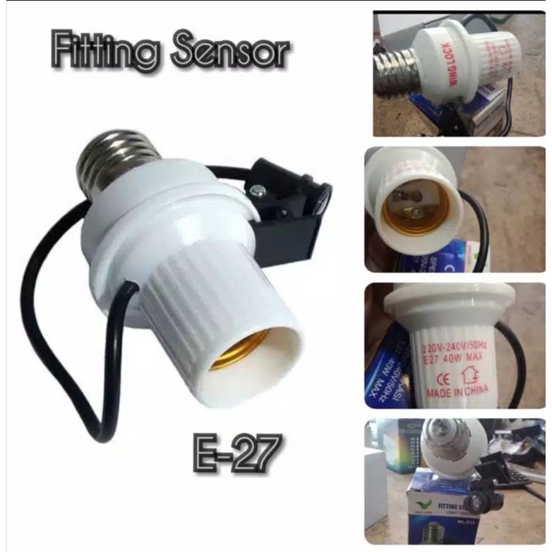 Jual Fitting Lampu Sensor Cahaya Otomatis | Shopee Indonesia