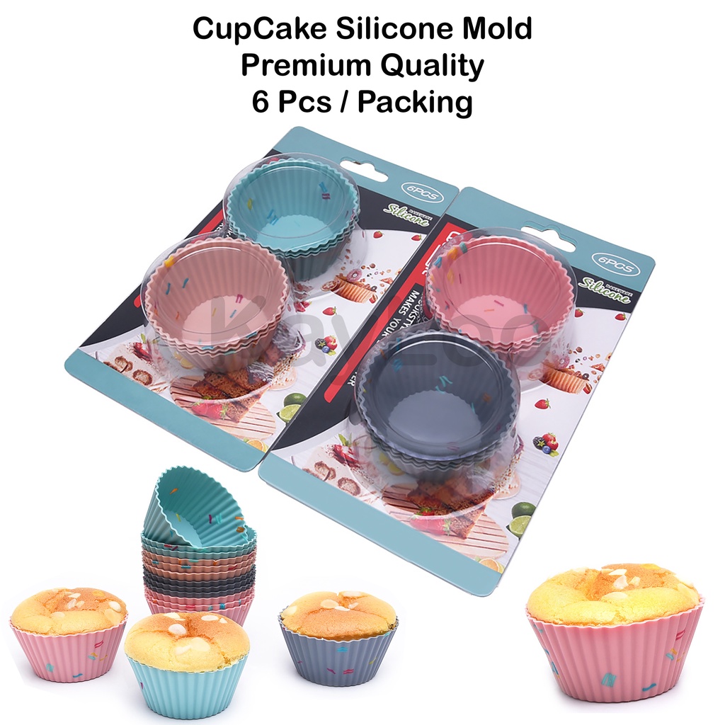 Jual Cupcake Muffin Premium Silicone Pcs Cetakan Cupcake Silikon