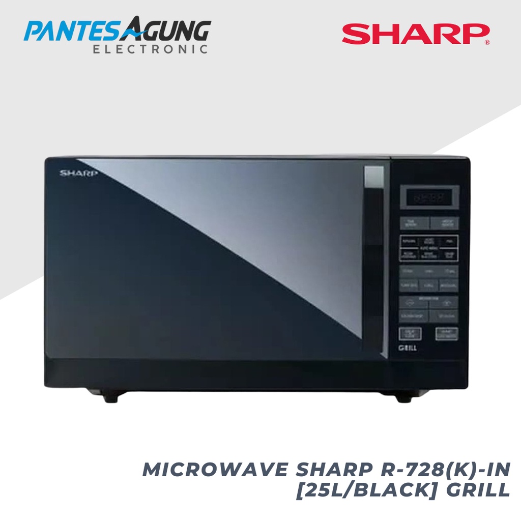 Jual Microwave Sharp R728(K)IN [25L/Black] Grill Shopee Indonesia