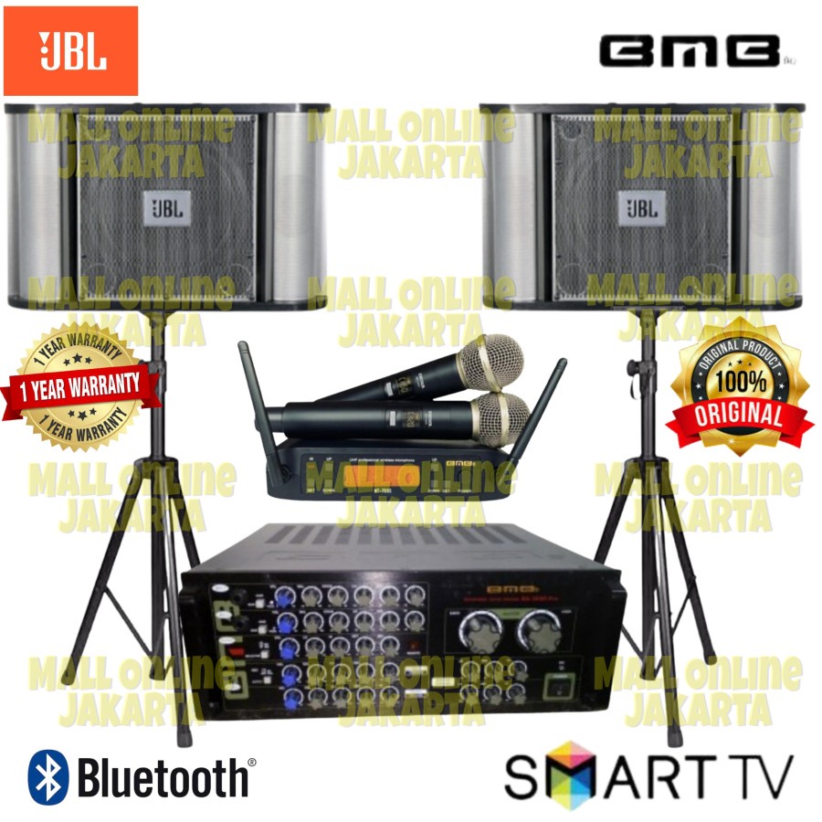 Jual Paket karaoke JBL 10 inch Original Sound system ampli BMB DA3000