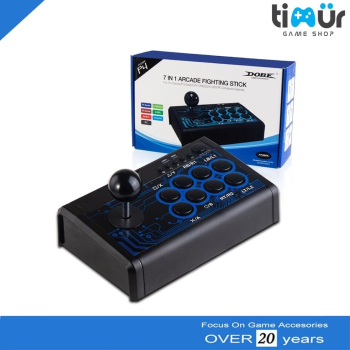 Jual Arcade Fighting Stick 7 in 1 Stik PS3 PS4 Xbox One 360 PC Android ...