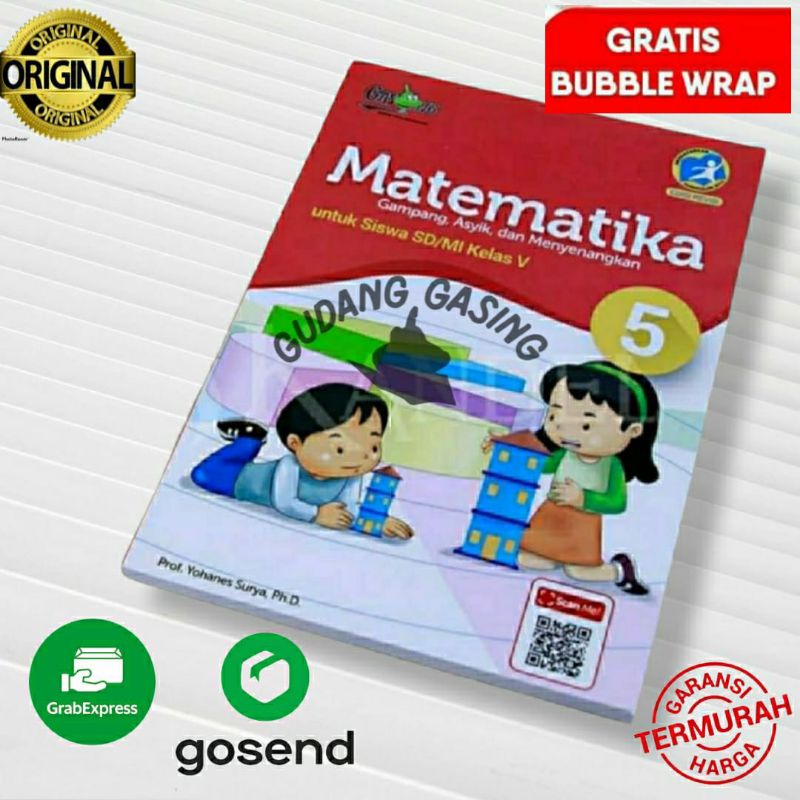 Jual Buku Matematika Gasing Sd 5 Kurikulum 2013 K13 Karangan Prof Yohanes Surya Phd Shopee 4980