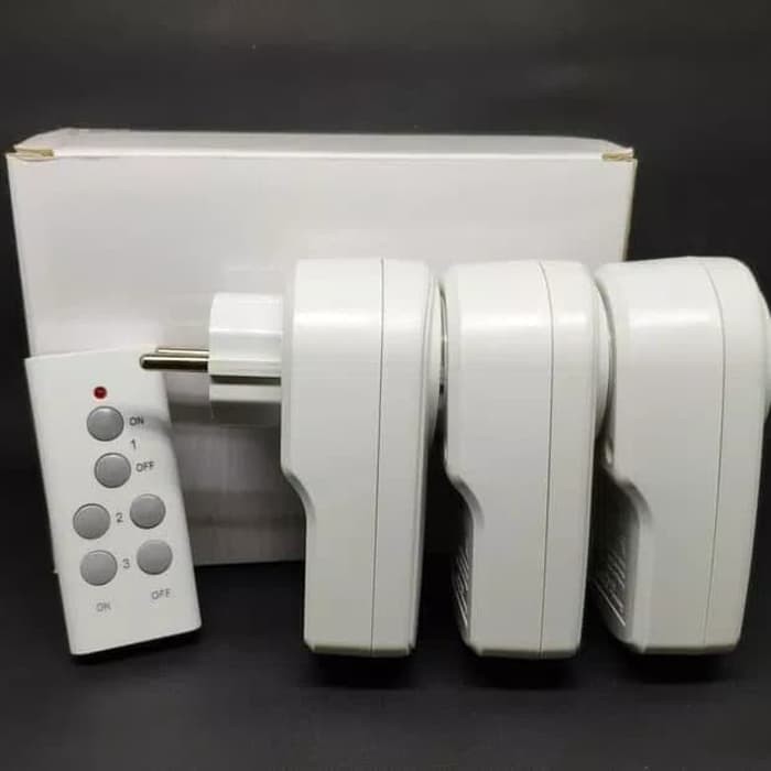 Jual Wireless remote control socket (3 sockets) | Shopee Indonesia