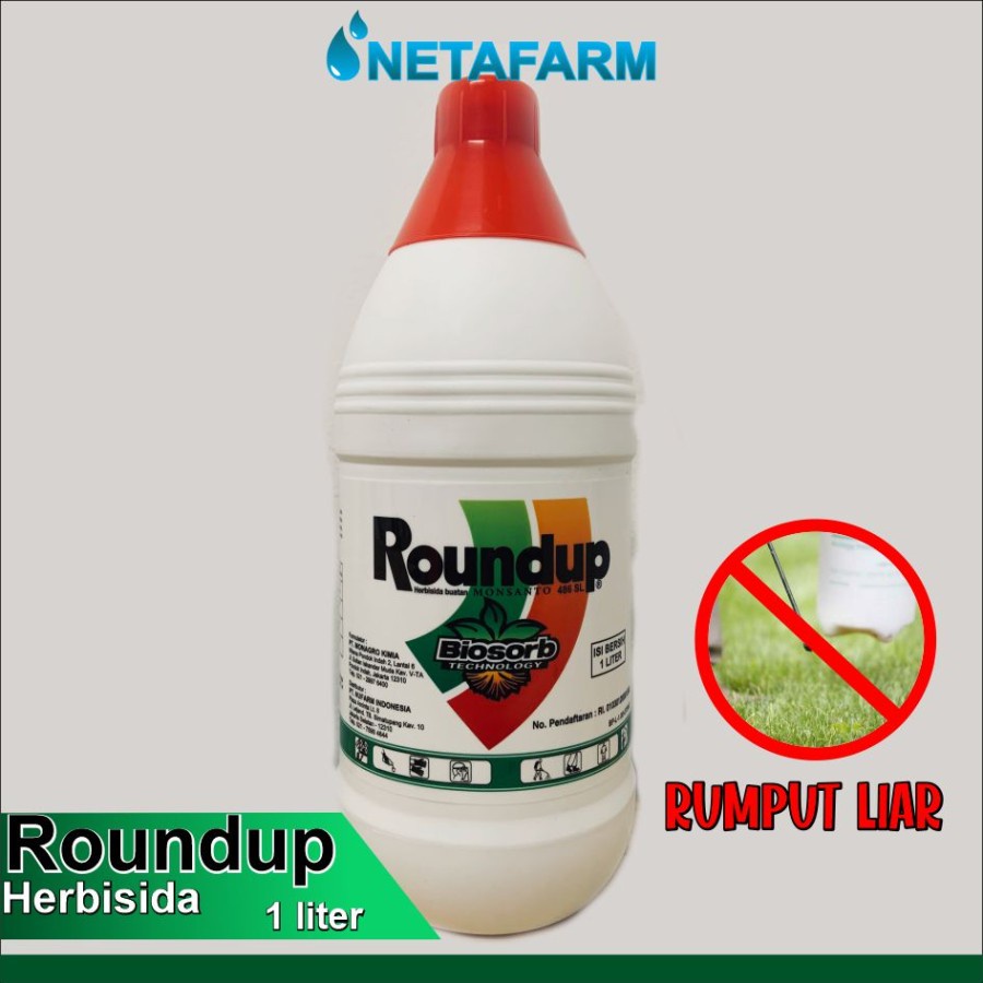 Jual Roundup 486 Sl Biosorb Pembasmi Rumput Liar Sampai Ke Akar 1