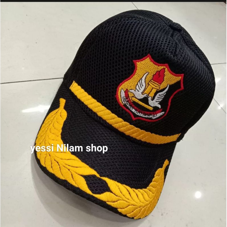 Jual Topi Pokdar Lis Padi Kapas Full Jaring Shopee Indonesia