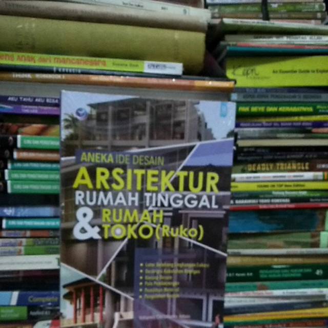 Jual Original Aneka Ide Desain Arsitektur Rumah Tinggal Dan Rumah Toko ...