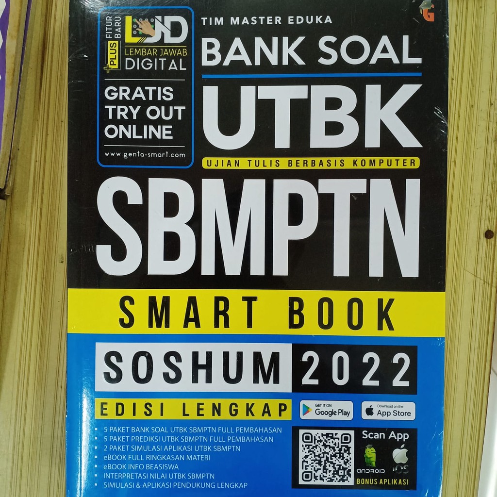 Jual BUKU ORIGINAL BANK SOAL UTBK SBMPTN SOSHUM 2022 - GENTA SMART ...