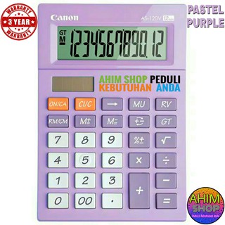 Canon AS- 120V - Calculatrice de bureau - 12 chiffres - rose pastel Pas  Cher