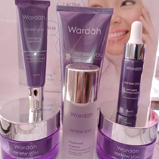 Jual Paket pencerah wajah paket penghilang flek Wardah RENEW you