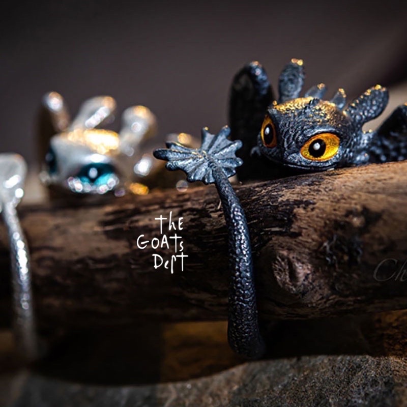 Jual The Goats Dept - Toothless Dragon Ring Original / tgd579 Cincin ...