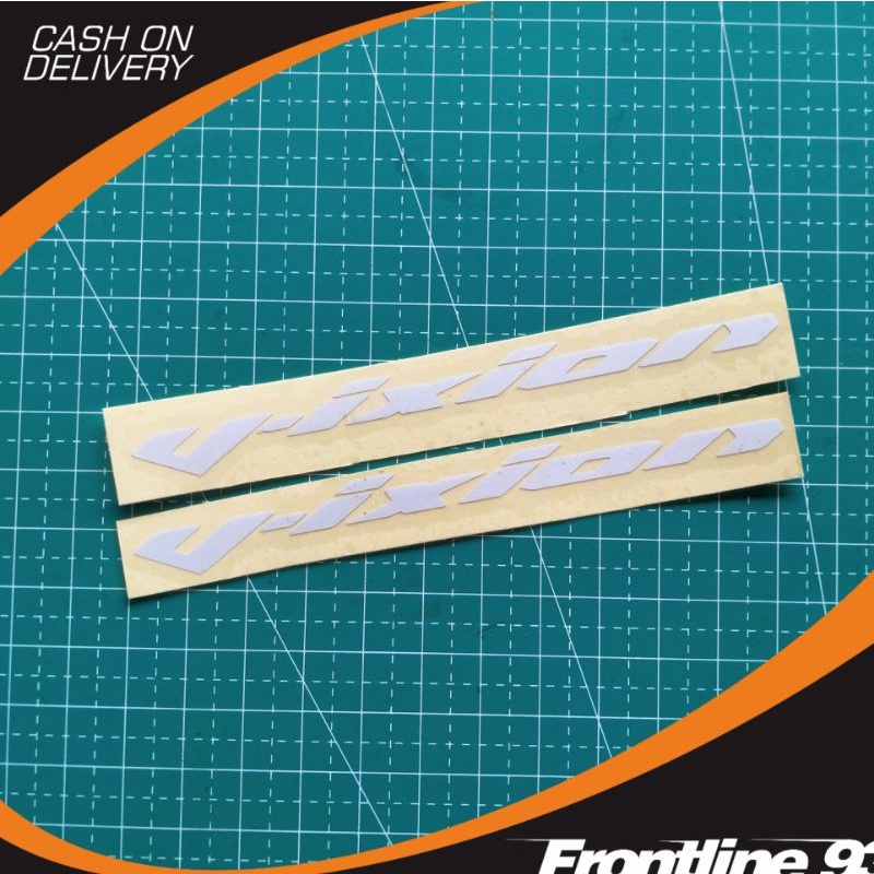 Jual Cetak Sticker Cutting Logo Vixion Yamaha Custom Stiker Cutting