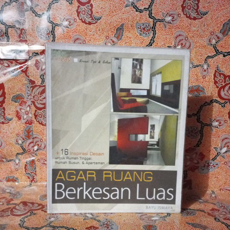 Jual Buku Arsitek - Agar Ruang Berkesan Luas (+16 Inspirasi Desain ...