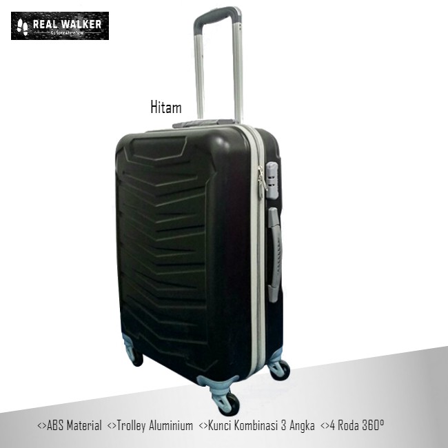 Jual Koper Tas Travel bagasi ukuran 24inch Roda 4 putar bahan ABS ...