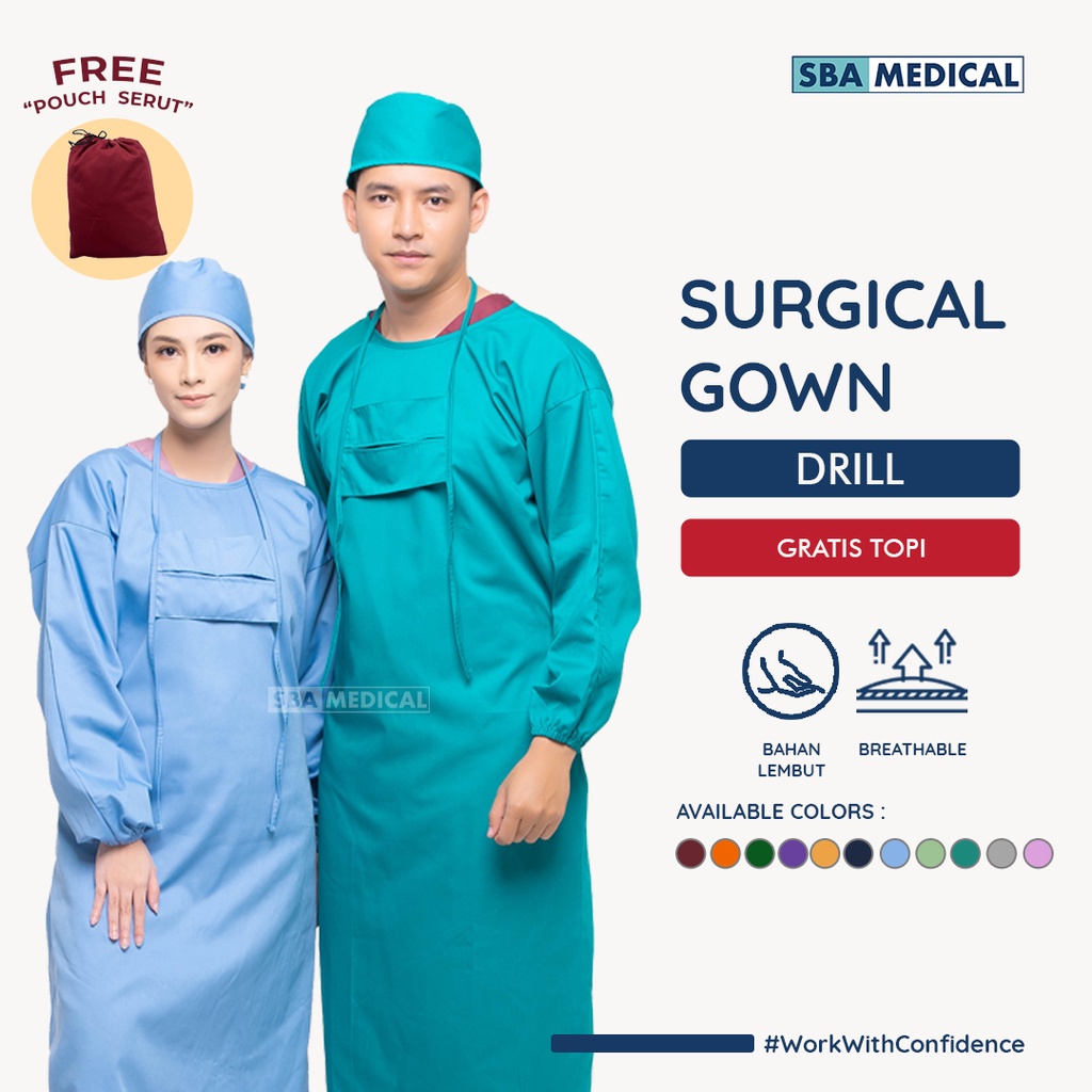 Jual SBA MEDICAL - Gown Operasi | Gown APD | APD Gown | APD Medis ...