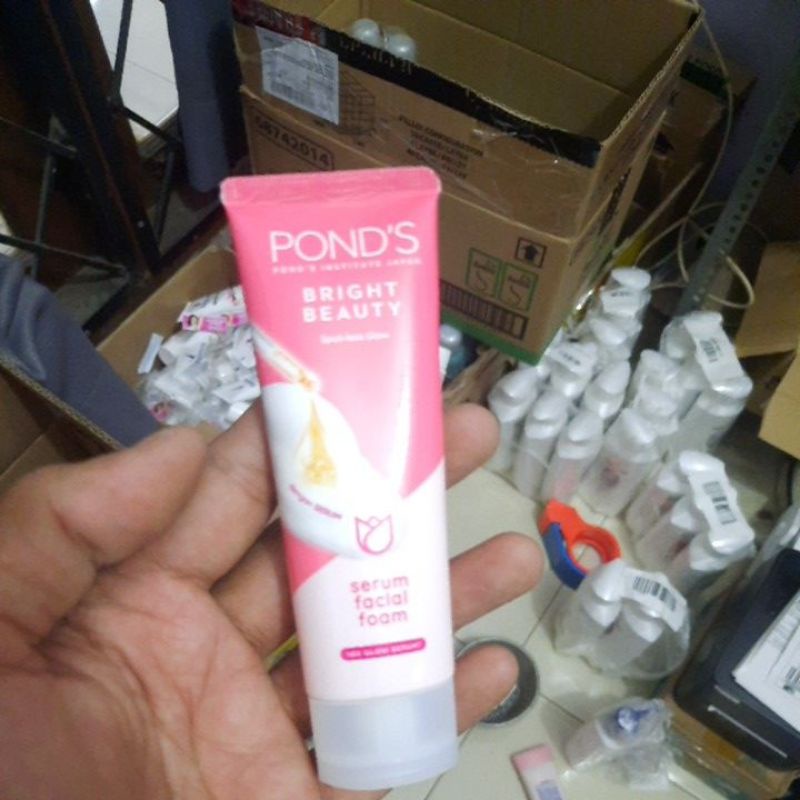 Jual Ponds Bright Beauty Facial Foam 100 Gr( Kemasan Baru Ponds White ...