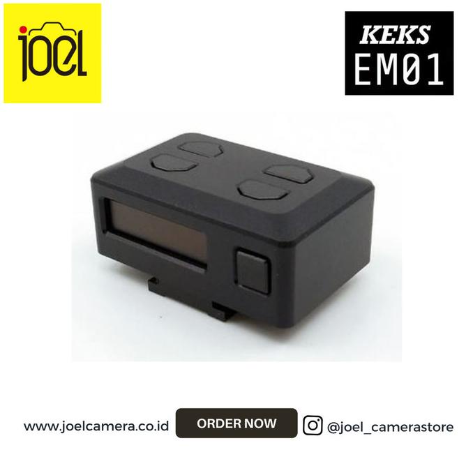 Jual KEKS Light Meter Digital EM01 OLED Display Lightmeter Kamera