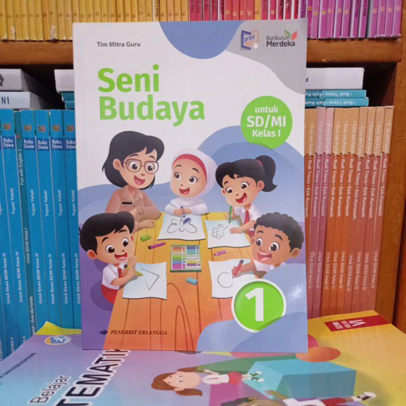 Jual buku paket seni budaya kelas 1 SD/MI kurikulum merdeka penerbit ...