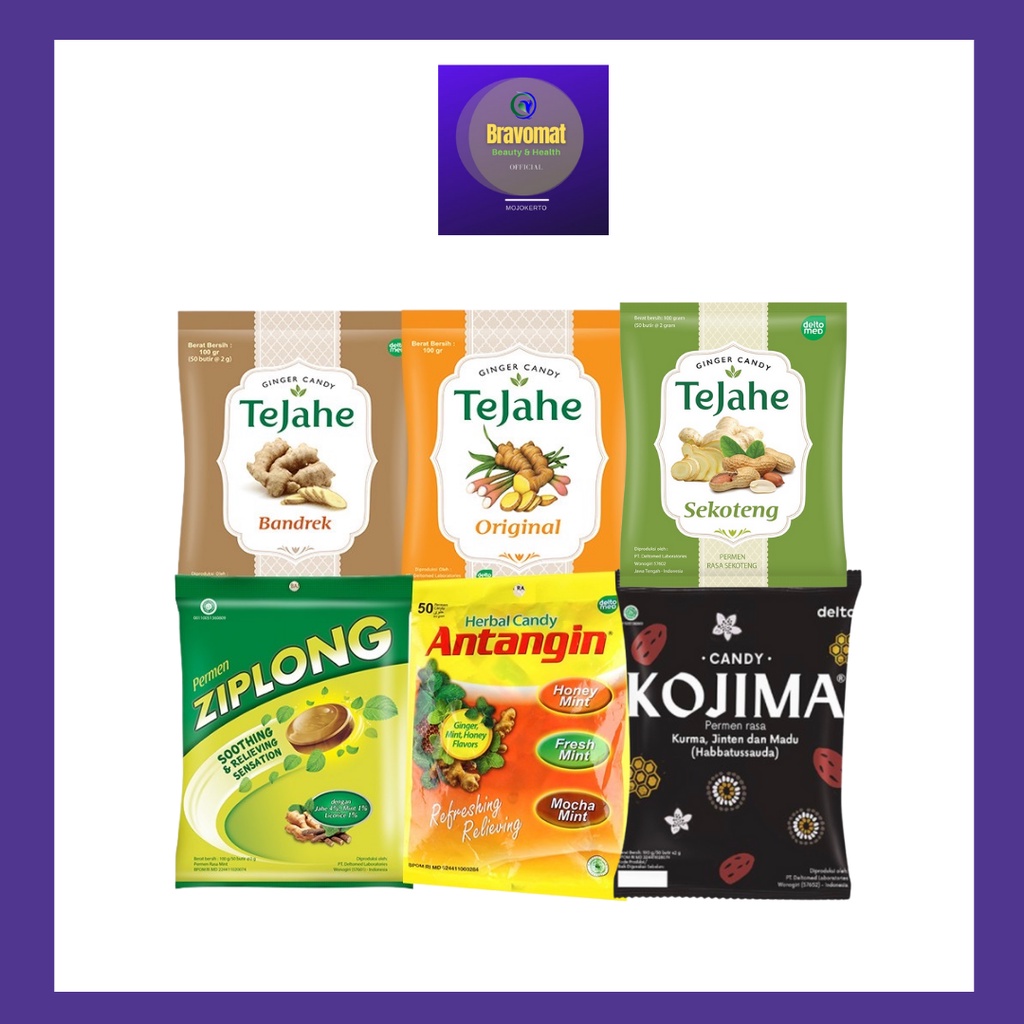 Jual PERMEN HERBAL TeJahe ORIGINAL/BANDREK/SEKOTENG/ANTANGIN/KOJIMA ...