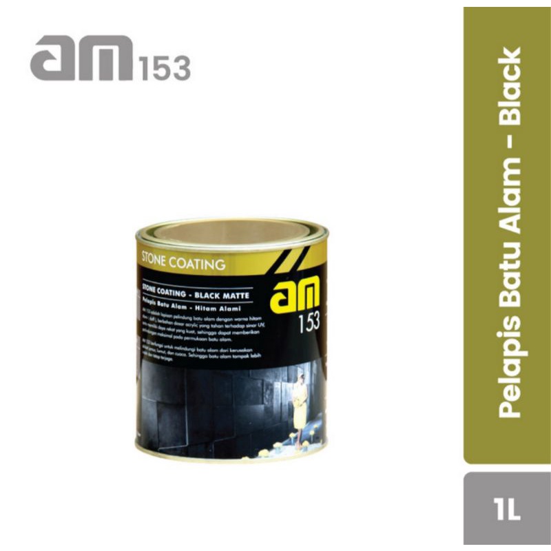 Jual Pelapis Batu Alam / Stone Coating warna hitam 1L | Shopee Indonesia